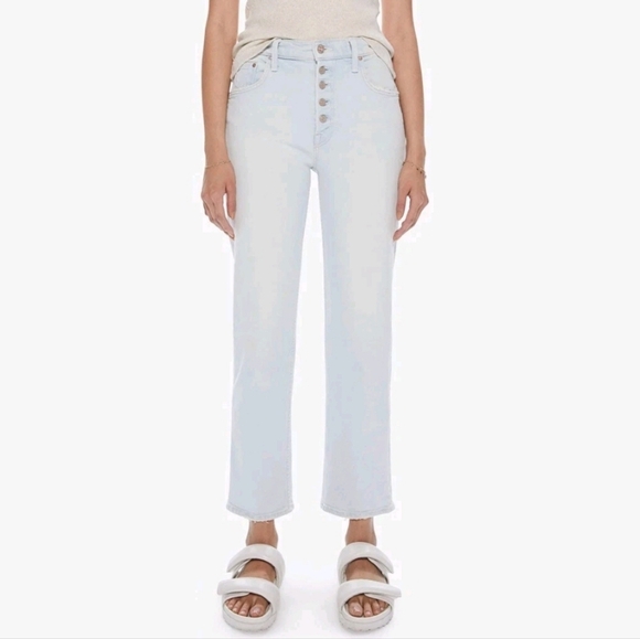 MOTHER Denim - MOTHER The Pixie Tomcat Ankle Jeans In Piña Colada Paradise